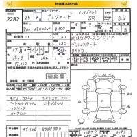 Toyota ALPHARD лот № 2282 оценка 3.5  с аукциона в Японии 8