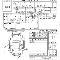 Toyota HARRIER лот № 3003 оценка 3.5  с аукциона в Японии 6