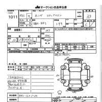 Honda STEP WAGON лот № 1011 оценка 3.5  с аукциона в Японии 7