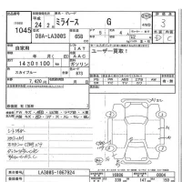 Daihatsu MIRA E S лот № 1045 оценка 3  с аукциона в Японии 7