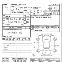 Rover DEFENDER лот № 1 оценка 5  с аукциона в Японии 7