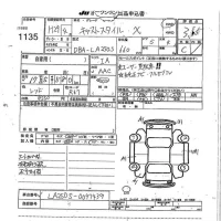 Daihatsu Cast лот № 1135 оценка 3.5  с аукциона в Японии 7