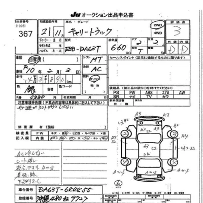 Suzuki CARRY TRUCK  с аукциона в Японии