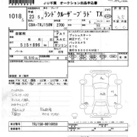 Toyota LAND CRUISER PRADO лот № 1018 оценка 3.5  с аукциона в Японии 7