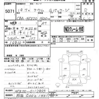 Toyota RAUM лот № 5071 оценка R  с аукциона в Японии 4