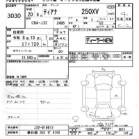 Nissan TEANA лот № 3030 оценка 4  с аукциона в Японии 7