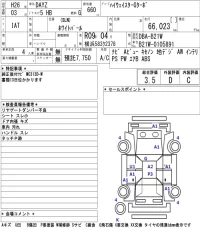 Nissan DAYZ лот № 3021 оценка 3.5  с аукциона в Японии 5