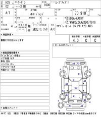Volkswagen UP лот № 8505 оценка 4  с аукциона в Японии 5