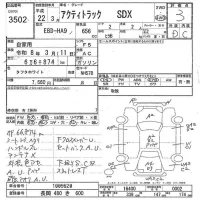 Honda ACTY TRUCK лот № 3502 оценка 3  с аукциона в Японии 7