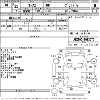 Toyota MARK II лот № 34 оценка R  с аукциона в Японии 2