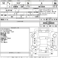 Toyota RAIZE лот № 52 оценка RA  с аукциона в Японии 2
