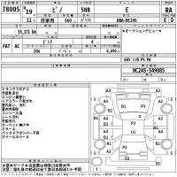 Nissan PINO лот № 78005 оценка RA  с аукциона в Японии 2