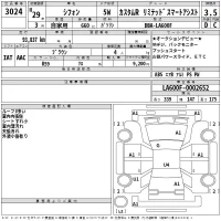 Subaru CHIFFON лот № 3024 оценка 3.5  с аукциона в Японии 2