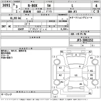 Honda N BOX лот № 3091 оценка 4  с аукциона в Японии 2