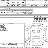Citroen C3 лот № 80524 оценка 4  с аукциона в Японии 2
