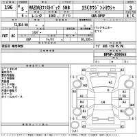 Mazda MAZDA3 лот № 196 оценка 3  с аукциона в Японии 2