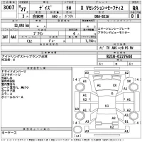 Nissan DAYZ лот № 3007 оценка RA  с аукциона в Японии 2