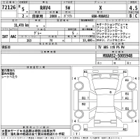 Toyota RAV4 лот № 72126 оценка 4.5  с аукциона в Японии 2
