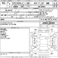 Toyota CROWN CROSSOVER лот № 421 оценка 3.5  с аукциона в Японии 2