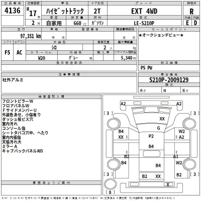 Daihatsu HIJET TRUCK  с аукциона в Японии