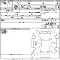 Toyota RAIZE лот № 2207 оценка 4  с аукциона в Японии 2