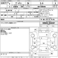 Toyota VOXY лот № 12677 оценка 3  с аукциона в Японии 2