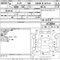 Nissan TEANA лот № 18219 оценка 3.5  с аукциона в Японии 2