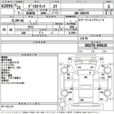 Mitsubishi DELICA TRUCK  с аукциона в Японии