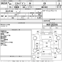 Mitsubishi MINICAB VAN лот № 18214 оценка 2  с аукциона в Японии 2