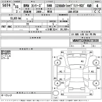 BMW 3-Series лот № 5074 оценка 4  с аукциона в Японии 2