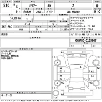 Toyota HARRIER лот № 510 оценка R  с аукциона в Японии 2