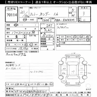 Renault KANGOO лот № 70114 оценка 3  с аукциона в Японии 10