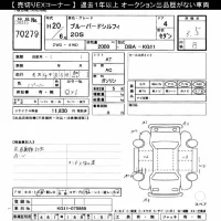 Nissan SYLPHY лот № 70279 оценка 3.5  с аукциона в Японии 10