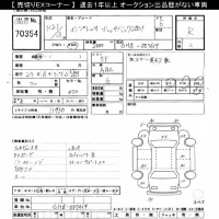 Subaru IMPREZA лот № 70354 оценка R  с аукциона в Японии 10
