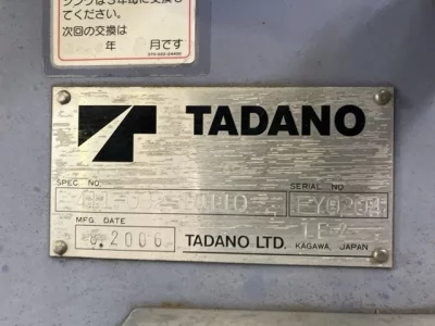 TADANO CRANE