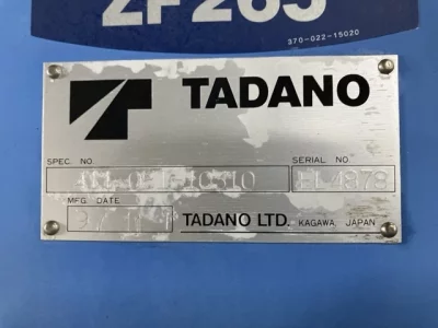 TADANO CRANE