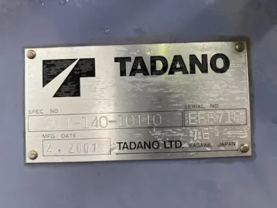 TADANO CRANE