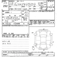 Volkswagen PASSAT VARIANT лот № 292 оценка 3.5  с аукциона в Японии 10