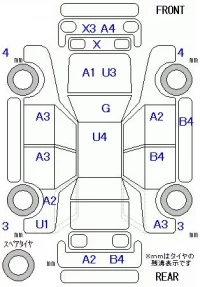 Honda ODYSSEY лот № 26111 оценка 3  с аукциона в Японии 9