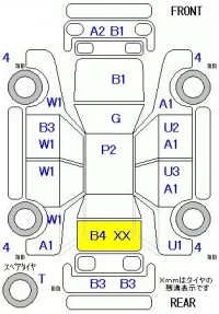 Honda VAMOS лот № 19052 оценка 3  с аукциона в Японии 5