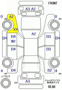 Subaru IMPREZA лот № 10347 оценка 3  с аукциона в Японии 11
