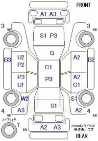 Toyota COROLLA лот № 25027 оценка 3  с аукциона в Японии 8