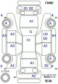 Honda STEP WAGON лот № 10375 оценка 3.5  с аукциона в Японии 8