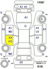 Toyota LAND CRUISER PRADO лот № 10426 оценка 3.5  с аукциона в Японии 11