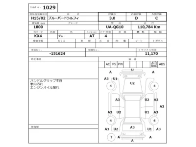 Nissan SYLPHY  с аукциона в Японии