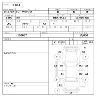 Nissan TIIDA LATIO лот № 1161 оценка R  с аукциона в Японии 6