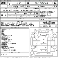 Isuzu GIGA лот № 64502 оценка RA  с аукциона в Японии 2