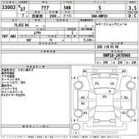 Toyota AQUA лот № 33002 оценка 3.5  с аукциона в Японии 2