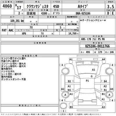 Toyota CROWN  с аукциона в Японии