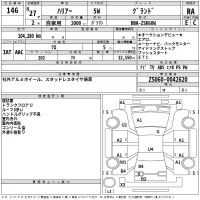 Toyota HARRIER лот № 146 оценка RA  с аукциона в Японии 2